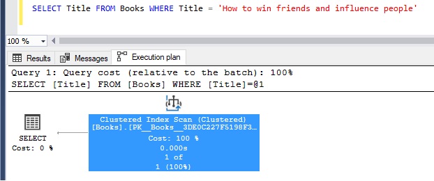 no index in execution plan