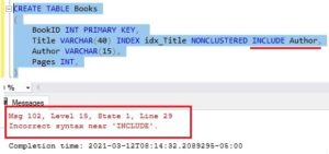 Include In Sql Query SQL Server Index INCLUDE: Explained with Examples - Simple SQL Tutorials