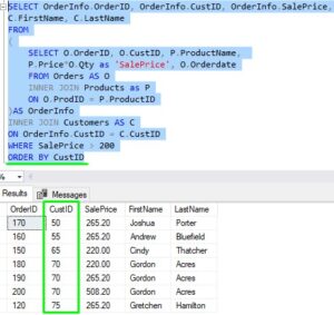 Derived Table in SQL Server: Everything you need to know