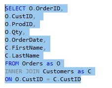 inner join just query with aliases
