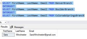 SQL Server INTERSECT: Everything you need to know