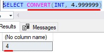 convert decimal to integer