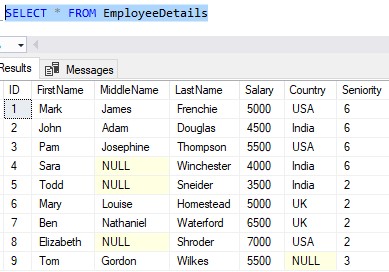 query before count