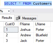 change column name initial data