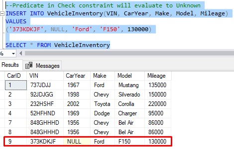 check constraint NULL caryear