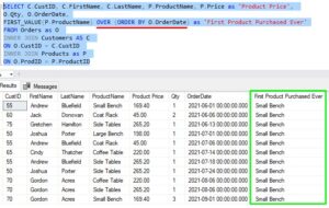 Teradata SQL LagFirstValue Issues When Changing Years - SQL Server Offset Window Functions: FIRST_VALUE, LAST_VALUE, LAG, LEAD