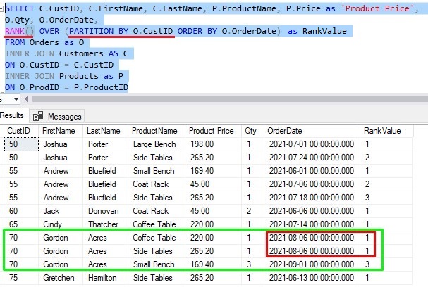 sql server ranking window functions rank with partition 3