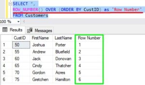 SQL Server ROW NUMBER A Window Function You Should Know