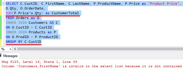 window function GROUP BY Query not working