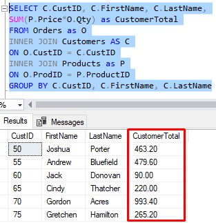window function group by query working