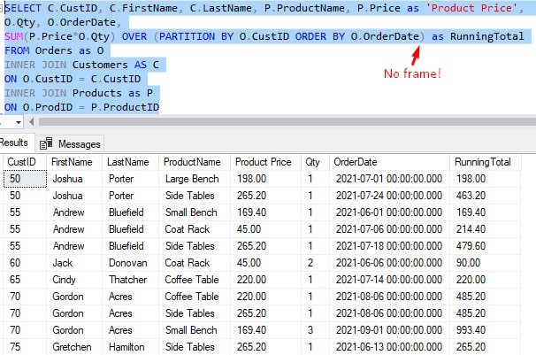 window functions tips and tricks using rows