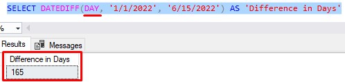 sql server datediff difference in days 2