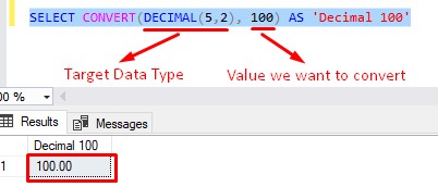 sql server convert first example