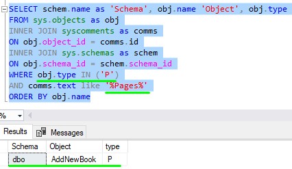 How To Find Text In A Sql Server Stored Procedure: Just Run This One Query!