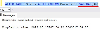 sql server reseed identity upping title column