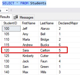 Foreign key constraint referencing row