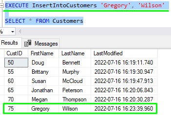 sql server best practices call with no parameter names