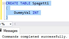 sql server sequence object spagetti table