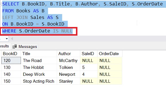 SQL Server LEFT JOIN mistake using nullable column in query